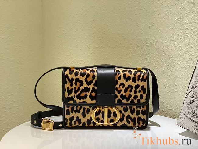 Dior Montaigne 30 Flower Leopard Print Size 24 cm - 1