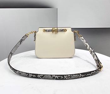 Fendi Touch Smooth with Snake Skin trap Size 26.5 x 10 x 19 cm