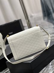 YSL Gaby Envelope Bag White 668893 Size 26 × 18 × 5 cm - 6