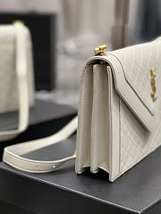 YSL Gaby Envelope Bag White 668893 Size 26 × 18 × 5 cm - 5