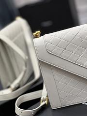 YSL Gaby Envelope Bag White 668893 Size 26 × 18 × 5 cm - 4