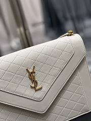 YSL Gaby Envelope Bag White 668893 Size 26 × 18 × 5 cm - 3