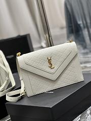 YSL Gaby Envelope Bag White 668893 Size 26 × 18 × 5 cm - 2