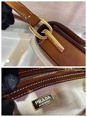 Prada Canvas Shoulder Bag 1BD217 Size 20.5 x 14 x 5 cm - 4