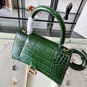 Balenciaga Sakura Green Crocodile Pattern Size 19 x 8 x 21 cm - 5