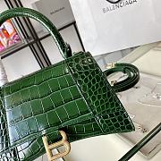 Balenciaga Sakura Green Crocodile Pattern Size 19 x 8 x 21 cm - 4