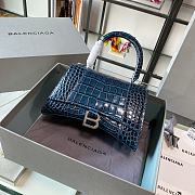 Balenciaga Night Sky Blue Crocodile Pattern Size 19 x 8 x 21 cm - 4