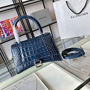 Balenciaga Night Sky Blue Crocodile Pattern Size 19 x 8 x 21 cm - 3