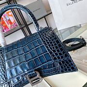 Balenciaga Night Sky Blue Crocodile Pattern Size 19 x 8 x 21 cm - 2