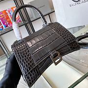 Balenciaga Sakura Black Crocodile Pattern Size 19 x 8 x 21 cm - 1