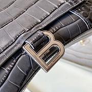 Balenciaga Sakura Black Crocodile Pattern Size 19 x 8 x 21 cm - 6