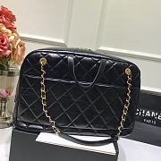 Chanel Boarding Bag Black 42 x 12 x 2 cm - 4