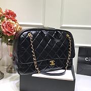 Chanel Boarding Bag Black 42 x 12 x 2 cm - 3