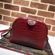 Gucci Big Red Crocodile Pattern 499621 Size 23 x 19 x 8 cm - 1