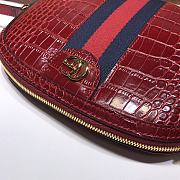 Gucci Red Crocodile Color 499621 Size 23 x 19 x 8 cm - 3