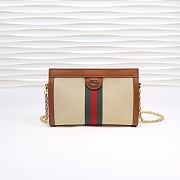 Gucci Ophidia GG Small Shoulder Bag Green 503877 Size 26 x 17.5 x 8 cm - 1