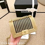 Chanel Crocodile Pattern With Light Gold Buckle 67086️ Size 20 cm - 4