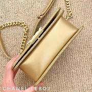 Chanel Crocodile Pattern With Light Gold Buckle 67086️ Size 20 cm - 6