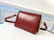 Louis Vuitton Dauphine MM Red Wine M55735 Size 25 x 17 x 10.5 cm - 6