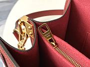 Louis Vuitton Dauphine MM Red Wine M55735 Size 25 x 17 x 10.5 cm - 4