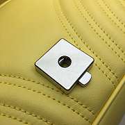 Gucci Marmont Yellow 443497 Size 26 x 15 x 7 cm - 4