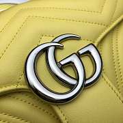 Gucci Marmont Yellow 443497 Size 26 x 15 x 7 cm - 2