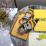 Fendi Slingbacks Multicolour Technical Mesh Sabots - 2