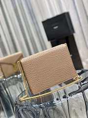 YSL Cassandra Crocodile Embossed Bag - 4