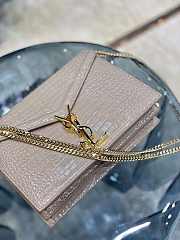 YSL Cassandra Crocodile Embossed Bag - 5