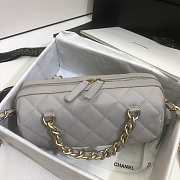 Chanel Bowling Bag Gray AS1899 Size 16 x 22 x 12 cm - 6