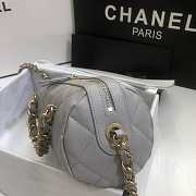 Chanel Bowling Bag Gray AS1899 Size 16 x 22 x 12 cm - 4