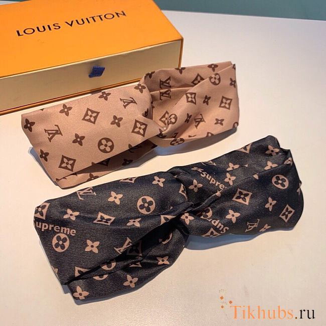 LV Silk Headband  - 1