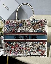 Dior Tote Bag Milky White Constellation Embroidery M1286 Size 41.5 x 38 x 18 cm - 1