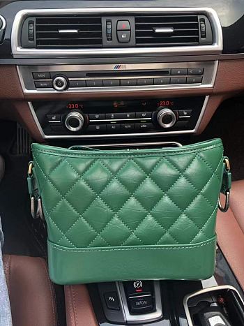 Chanel Gabrielle Grass Green Size 20 cm