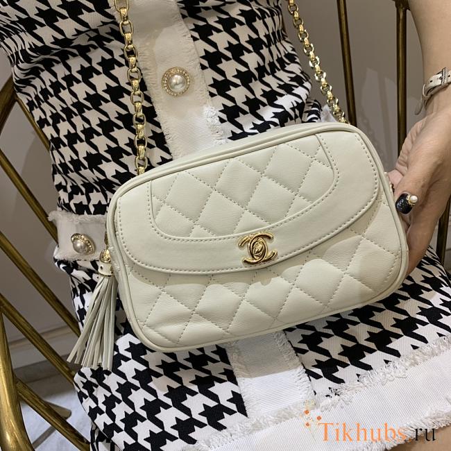 Chanel Camera Bag White Size 19 cm - 1