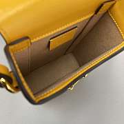 Gucci Liberty 1955 Horsenit Bag Yellow Size 11.5 x 17 x 4 cm - 5