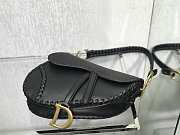 Dior Saddle Bag Black 25cm  - 6