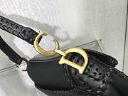 Dior Saddle Bag Black 25cm  - 5