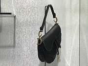 Dior Saddle Bag Black 25cm  - 4