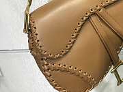 Dior Saddle Bag Brown 25cm - 6