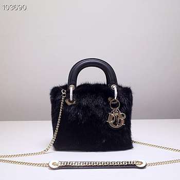 Dior Mini Lady Black 17 cm