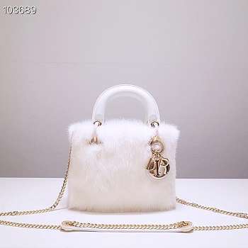 Dior Mini Lady White 17 cm