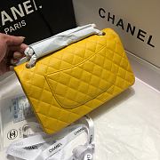 Chanel 1112 Medium Flap Bag Yellow Size 25cm - 2