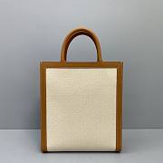 Celine Cabas Canvas Tote 60007 Size 33 x 29 x 8 cm - 4