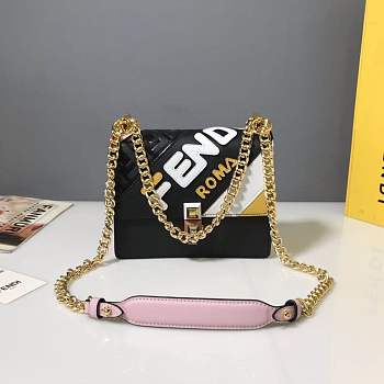 Fendi Kan I Pink 6016 Size 19 x 13.5 x 9 cm