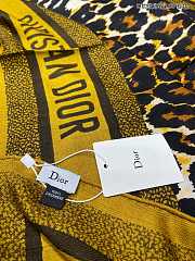 Dior Leopard Print Scarf 01 100 x 100 cm - 5