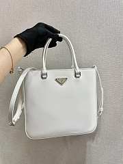 Prada Large Tote Bag White 1BA330 Size 24 x 22 x 6 cm - 1