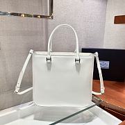 Prada Large Tote Bag White 1BA330 Size 24 x 22 x 6 cm - 5