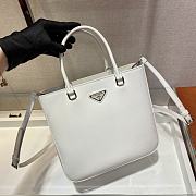 Prada Large Tote Bag White 1BA330 Size 24 x 22 x 6 cm - 4