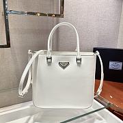 Prada Large Tote Bag White 1BA330 Size 24 x 22 x 6 cm - 3